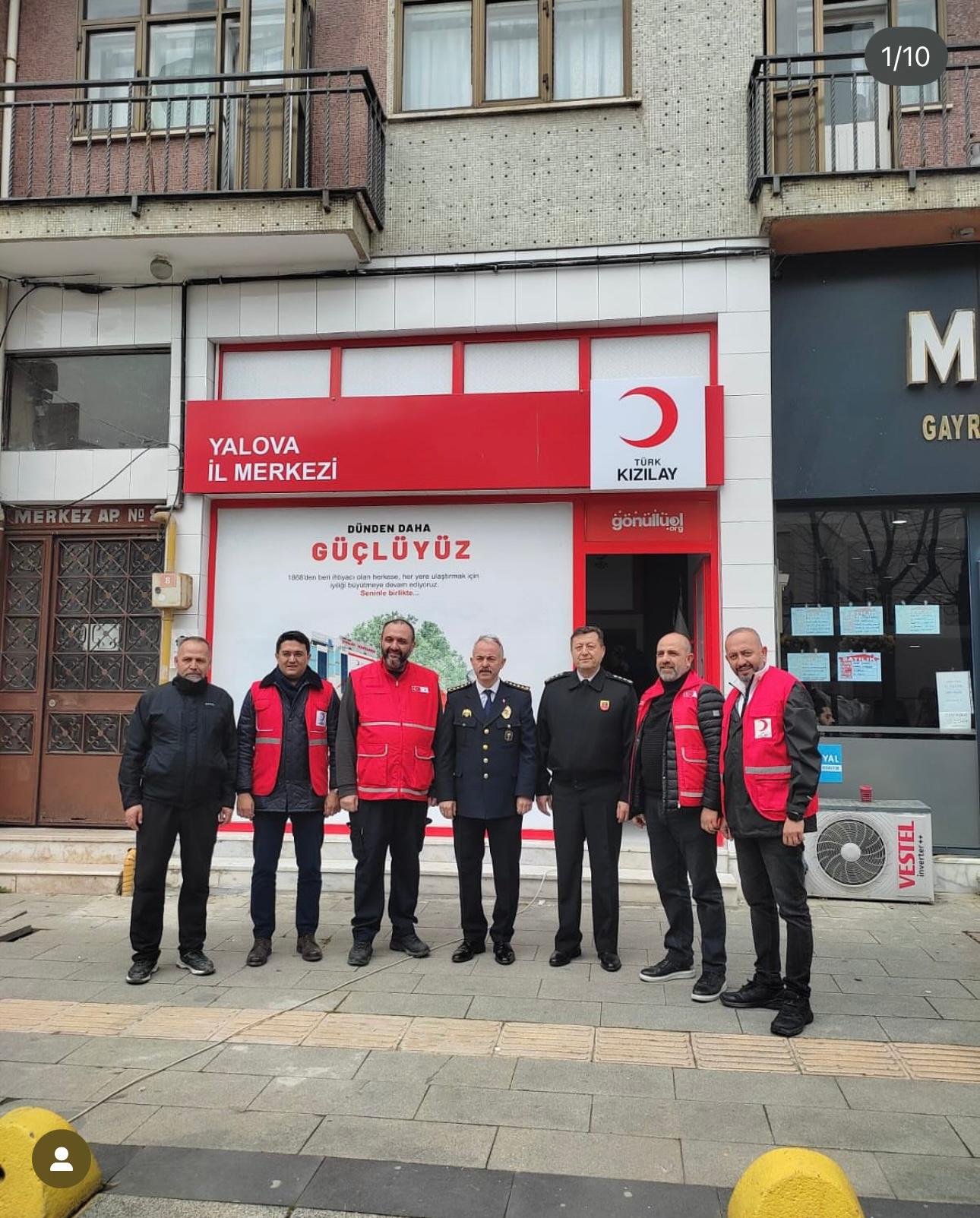 Yalova Kızılay Başkanlığı’ndan Polis Haftası’na Gönülden Destek