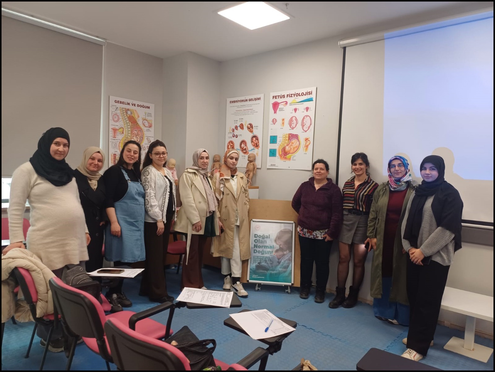 Yalova’da Gebelere 1. Tur Eğitim Tamamlandı: Anne Adaylarına Doğuma Hazırlık Desteği