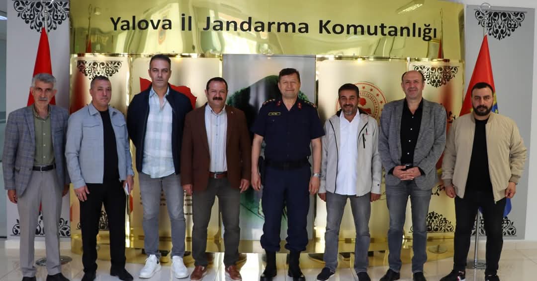 Yalova Anadolu Dernekler Federasyonu’ndan İl Jandarma Komutanı Albay Ercan Altın’a Ziyaret