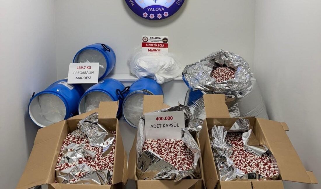 Yalova’da polis ekipleri tarafından