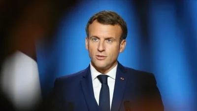 &nbsp; Fransa Cumhurbaşkanı Emmanuel Macron,