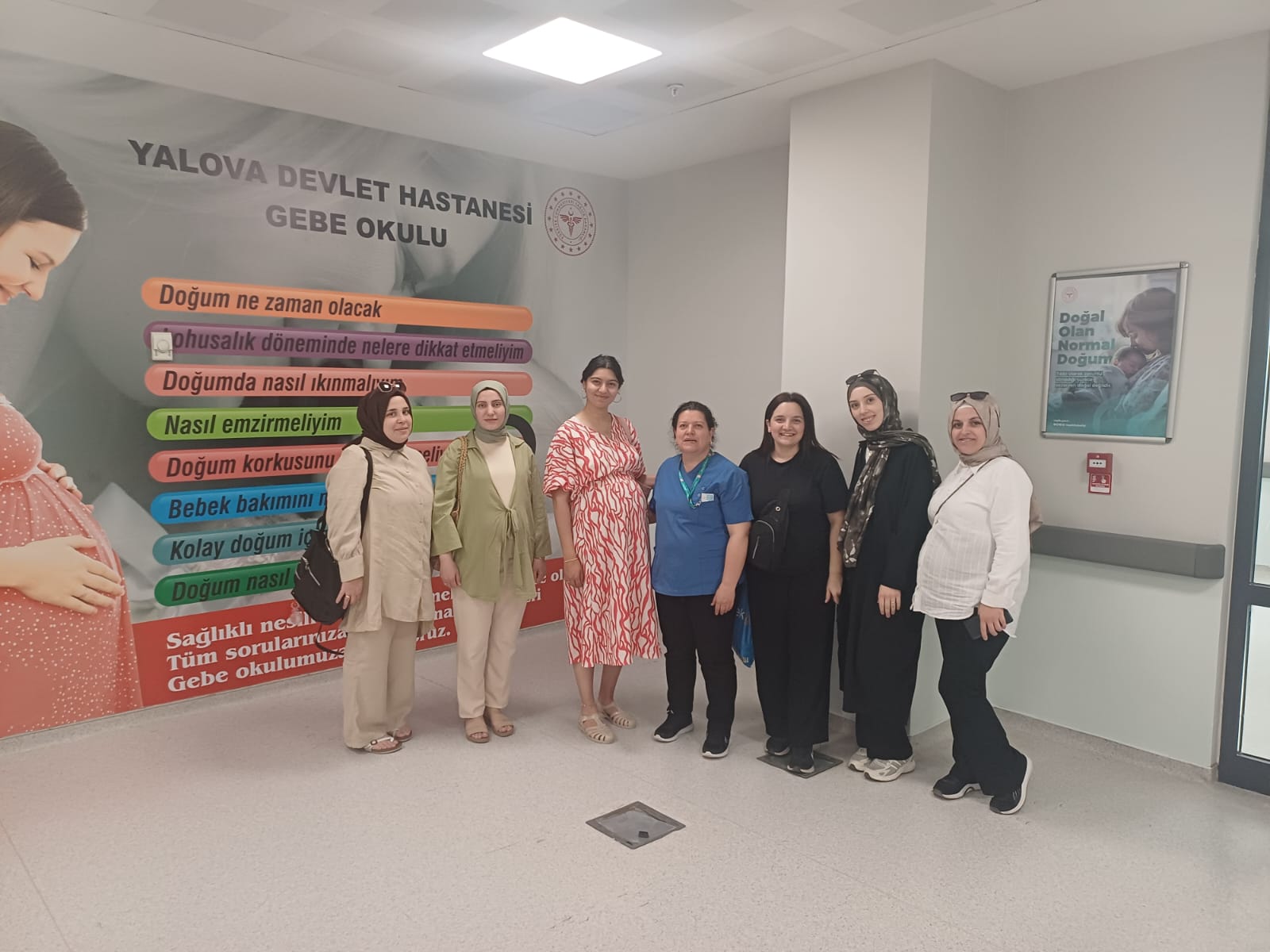 Yalova Eğitim ve Araştırma Hastanesi’nde Gebelere 1. Tur Eğitimi Tamamlandı