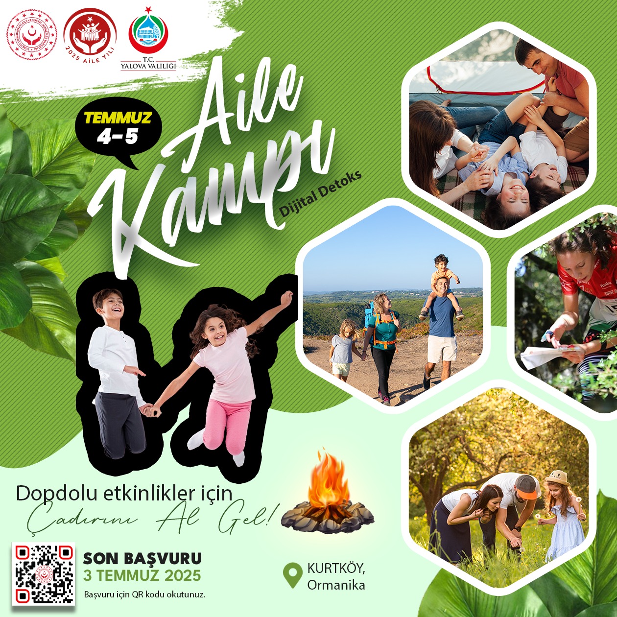Yalova’da Aile Kampı ve Dijital Detoks Başlıyor!