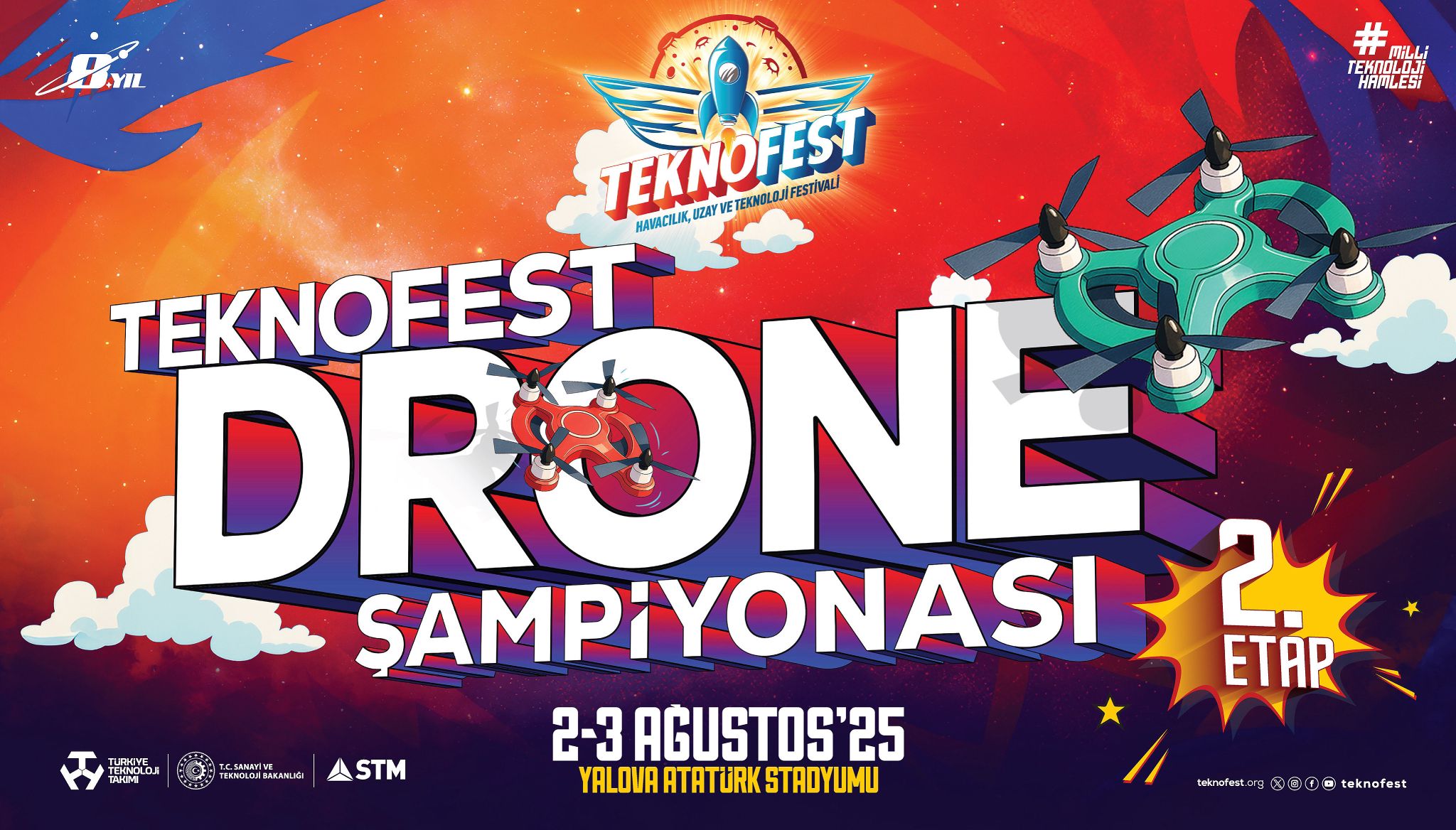 TEKNOFEST Drone Şampiyonası’nın 2. Etabı Yalova’da Gerçekleşiyor