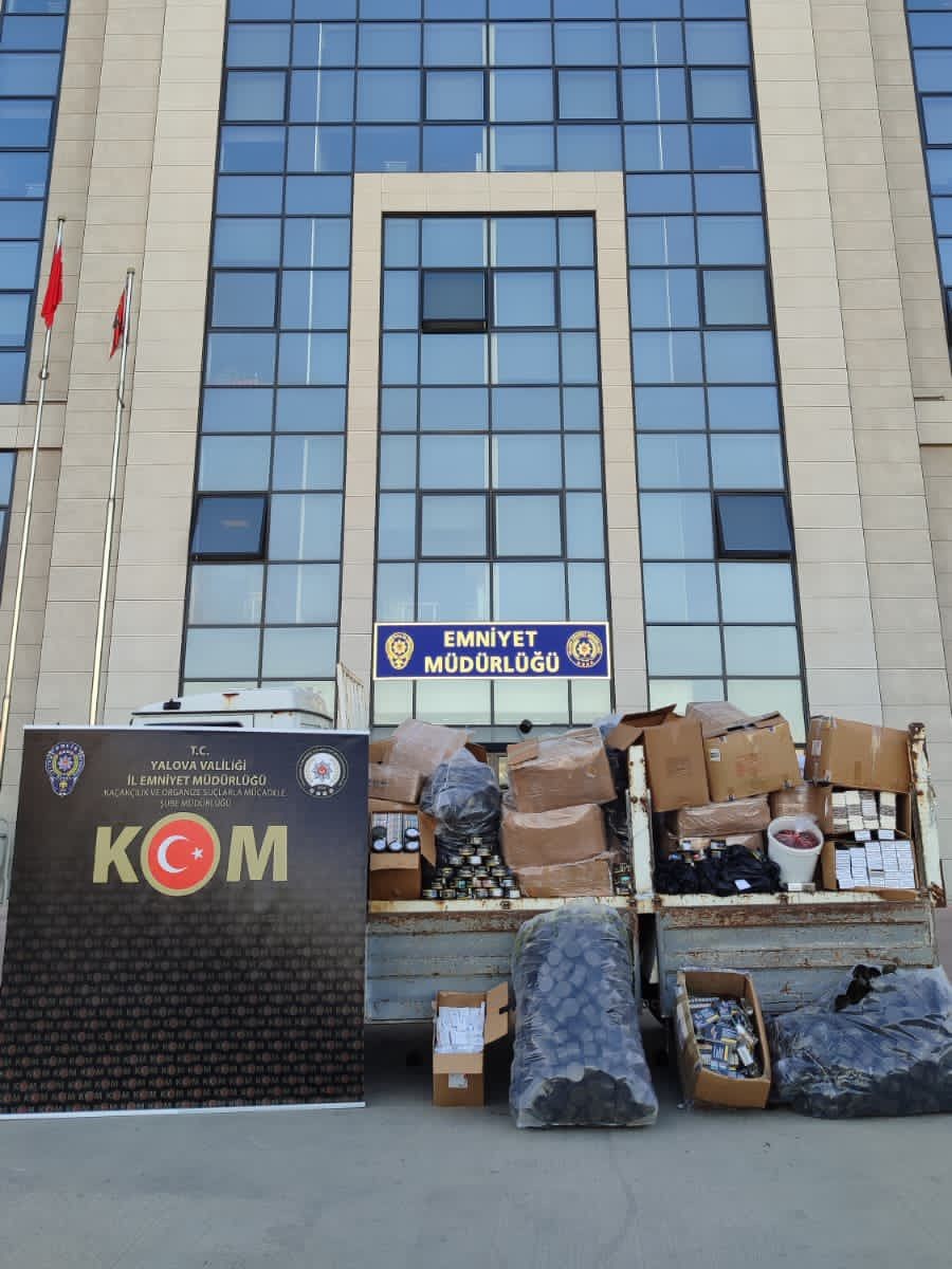 Yalova’da Kaçak Ürün ve Sahte Tütün Operasyonu: 3 Kişi Hakkında Soruşturma