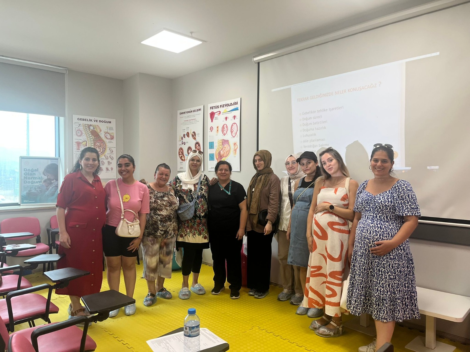 Yalova Gebe Okulu’nda İlk Tur Eğitimler Tamamlandı