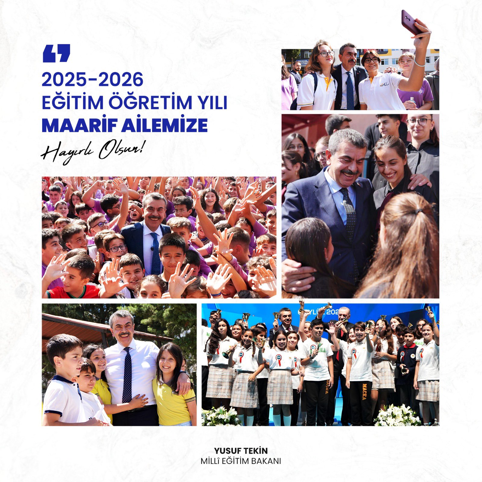 Milli Eğitim Bakanı Tekin: “Her Çocuk Bir Fidan, İlk Ders Yeşil Vatan”