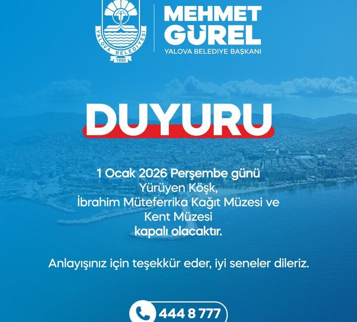 &nbsp; Yalova Belediyesi, Yılbaşı
