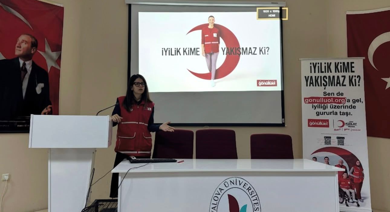 Kızılay Yalova Kadın Kolları, Termal MYO’da Öğrencilerle Buluştu