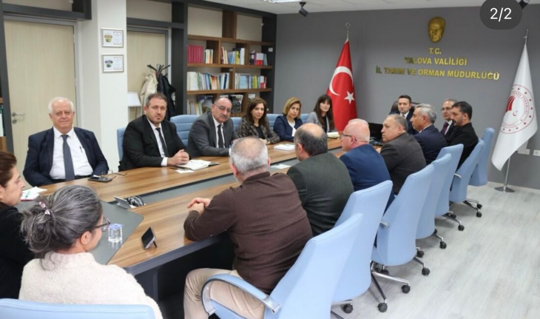 Yalova Tarım ve Orman İl Müdürlüğü’nde 2025 Değerlendirme ve 2026 Planlama Toplantısı
