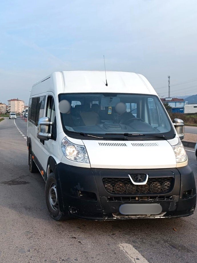 Yalova’da İzinsiz Personel Taşımacılığına 60 Gün Trafikten Men