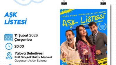 Aşk Listesi Oyunu Yalovalı Sanatseverlerle