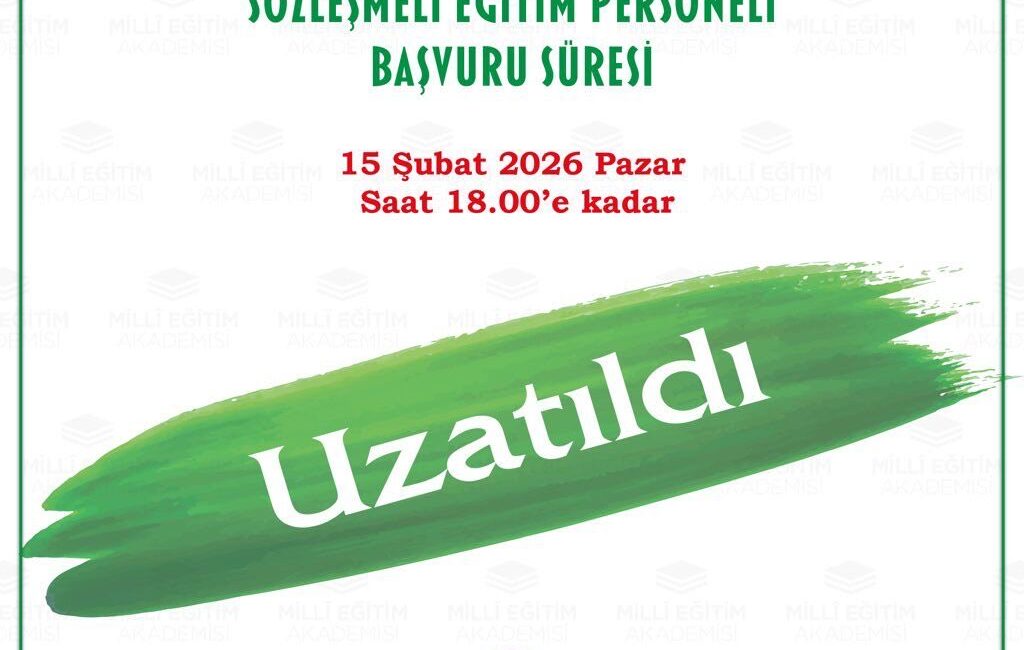 Sözleşmeli Eğitim Personeli Alımı