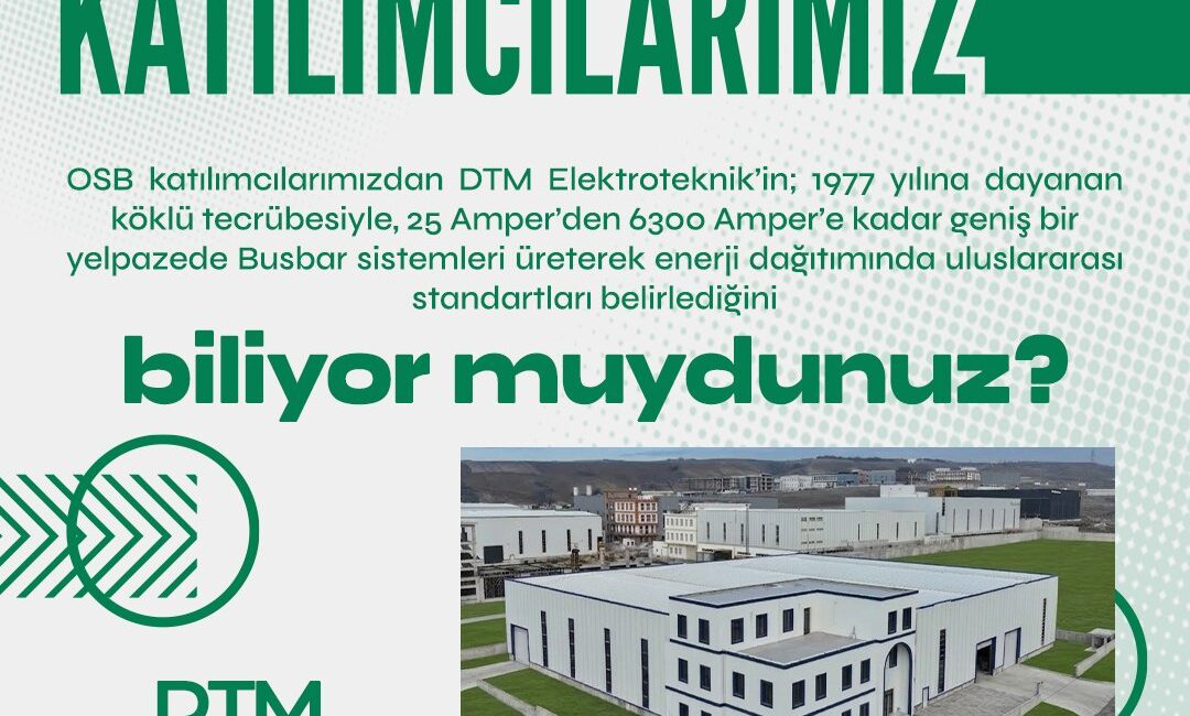 DTM Elektroteknik Enerji Dağıtımında