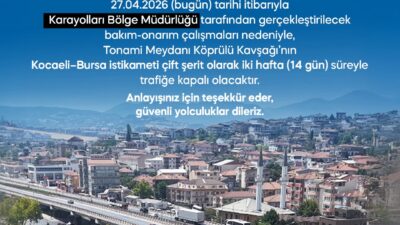 Kocaeli-Bursa İstikametinde Bakım Ve Onarım