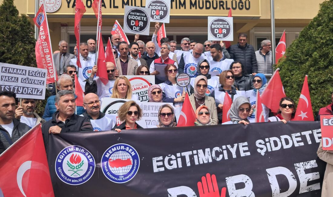 Eğitimcilere Yönelik Şiddet Alarm Veriyor: Yalova Eğitim Bir – Sen’ den Sert Tepki