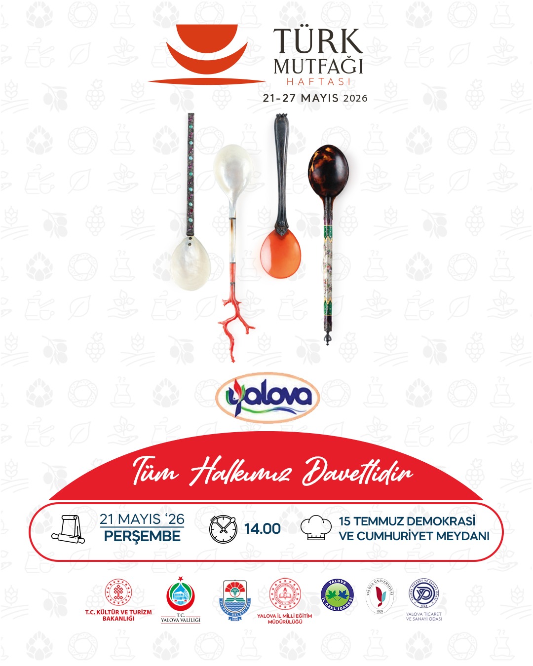 Yalova’da Türk Mutfağı Haftası Kutlamaları Başlıyor