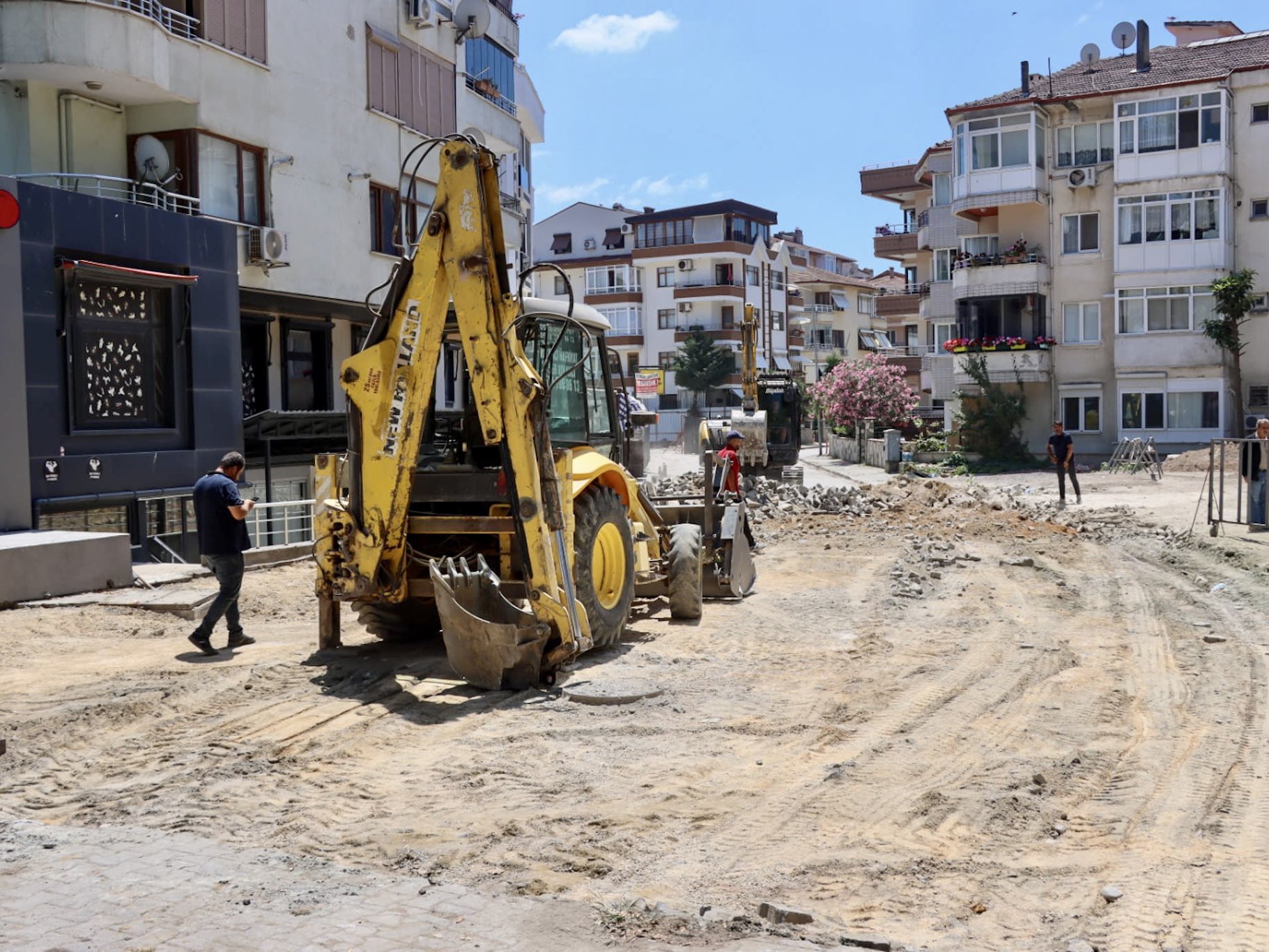 Mithatpaşa Sokak’ta Parke Taşı Yenileme Çalışmaları Başladı