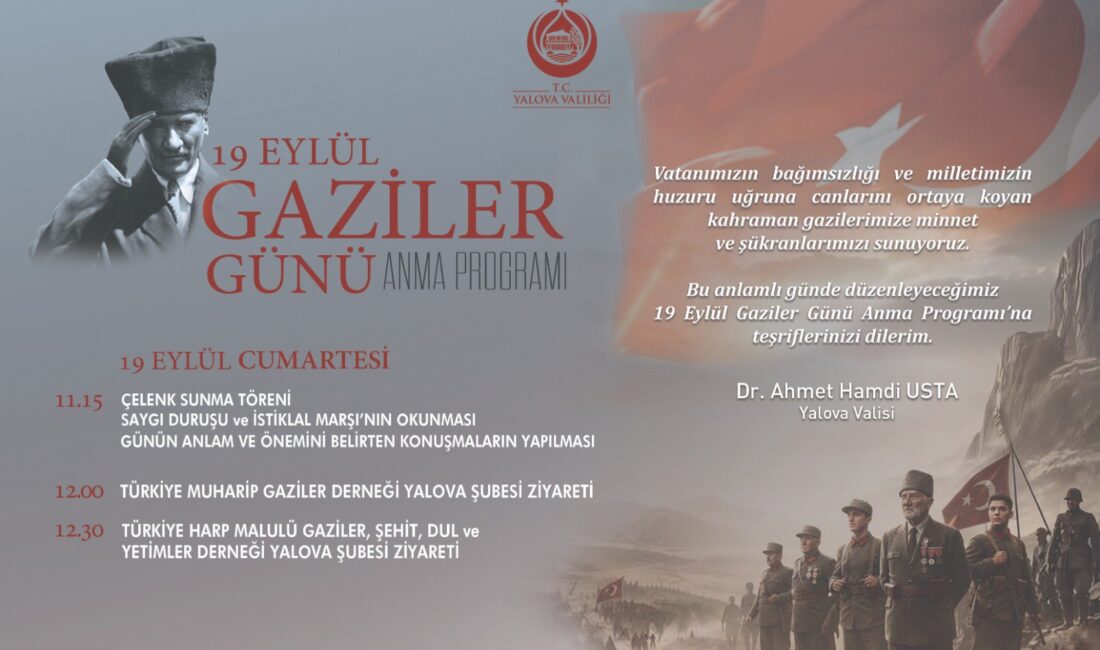 Yalova Valiliği, 19 Eylül