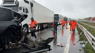 DÜZCE / TEKHA Anadolu Otoyolu’nun