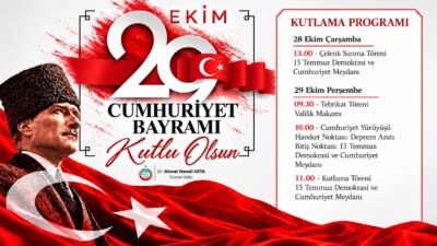 Yalova Valiliği, Cumhuriyetin 103. yıl