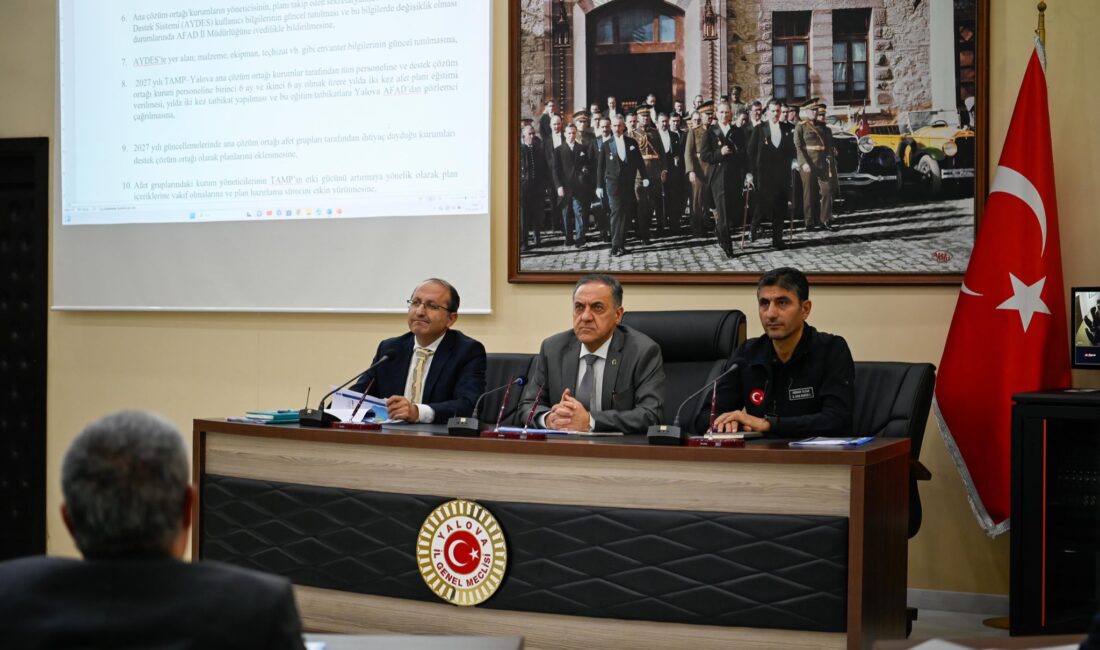 Yalova’da İl Afet ve